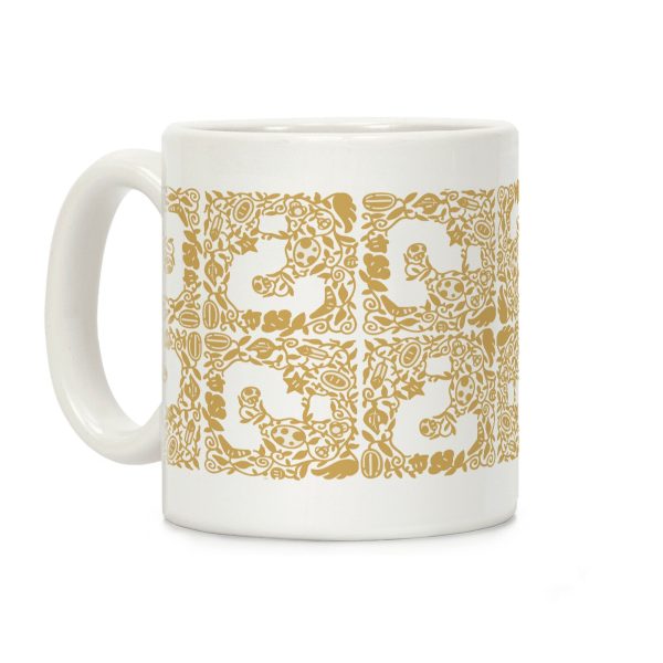 Floral Question Block Coffee Mug Floral Question Block Coffee Mug