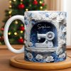 Floral Sewing Machine Creative Design - Personalized Custom Coffee Mug - HOB018_MG Floral Sewing Machine Creative Design - Personalized Custom Coffee Mug - HOB018_MG