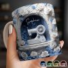 Floral Sewing Machine Creative Design - Personalized Custom Coffee Mug - HOB018_MG Floral Sewing Machine Creative Design - Personalized Custom Coffee Mug - HOB018_MG