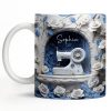 Floral Sewing Machine Creative Design - Personalized Custom Coffee Mug - HOB018_MG Floral Sewing Machine Creative Design - Personalized Custom Coffee Mug - HOB018_MG