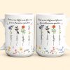 Floral Style Sisters Are Different Flowers From The Same Garden - Personalized Mug Floral Style Sisters Are Different Flowers From The Same Garden - Personalized Mug