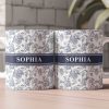 Flower Toile De Jouy Custom Color - Personalized Mug Flower Toile De Jouy Custom Color - Personalized Mug