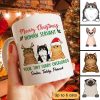 Fluffy Cats Meowy Christmas Human Servant Personalized Mug Fluffy Cats Meowy Christmas Human Servant Personalized Mug