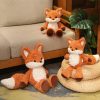 Fluffy Fox Plush Toy 35cm 50cm Fluffy Fox Plush Toy 35cm 50cm