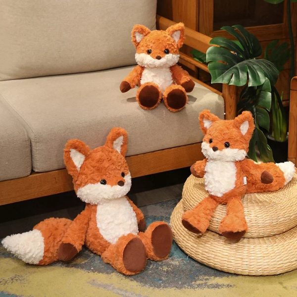 Fluffy Fox Plush Toy 35cm 50cm Fluffy Fox Plush Toy 35cm 50cm
