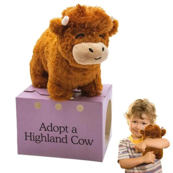 Fluffy Highland Cow Plush Toy - Adorable 7.87 Stuffed Animal Gift Fluffy Highland Cow Plush Toy - Adorable 7.87 Stuffed Animal Gift