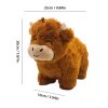 Fluffy Highland Cow Plush Toy - Adorable 7.87 Stuffed Animal Gift Fluffy Highland Cow Plush Toy - Adorable 7.87 Stuffed Animal Gift