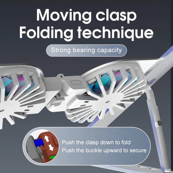 Foldable Aluminum Laptop Cooling Stand Foldable Aluminum Laptop Cooling Stand