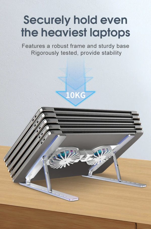 Foldable Aluminum Laptop Cooling Stand Foldable Aluminum Laptop Cooling Stand