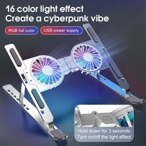 Foldable Aluminum Laptop Cooling Stand Foldable Aluminum Laptop Cooling Stand