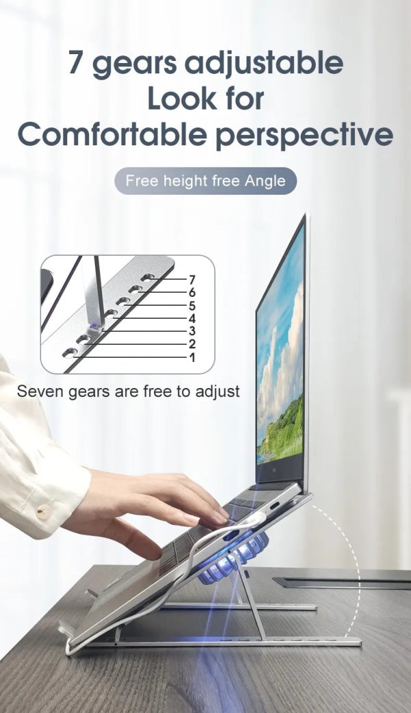 Foldable Aluminum Laptop Cooling Stand Foldable Aluminum Laptop Cooling Stand