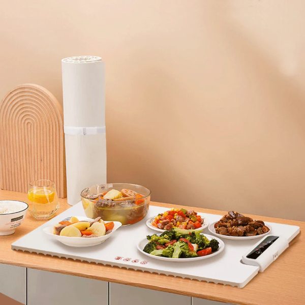 Foldable Food Warmer Tray With Adjustable Temperature Foldable Food Warmer Tray With Adjustable Temperature