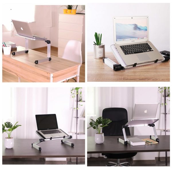 Foldable Laptop Stand Ergonomic Desk Tablet Holder Foldable Laptop Stand Ergonomic Desk Tablet Holder