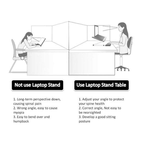 Foldable Laptop Stand Ergonomic Desk Tablet Holder Foldable Laptop Stand Ergonomic Desk Tablet Holder