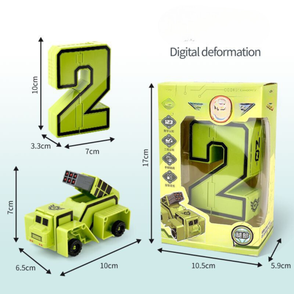 Foldable Number Vehicle Kids Toy Foldable Number Vehicle Kids Toy