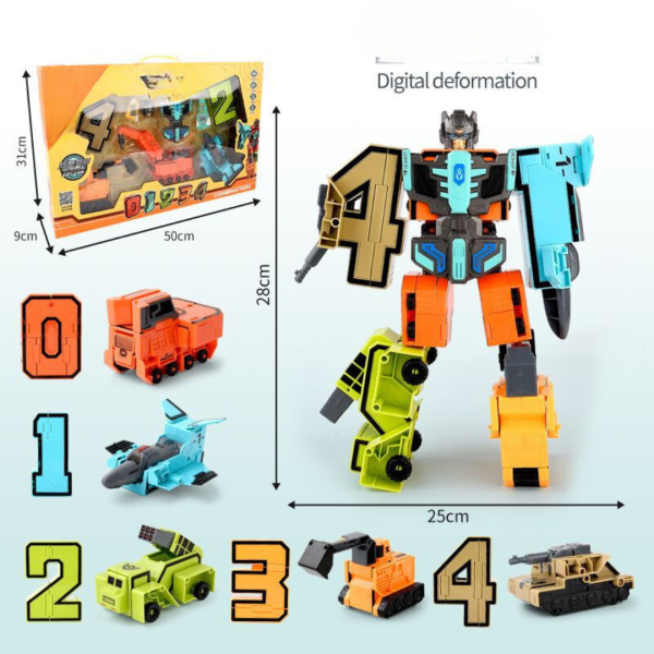 Foldable Number Vehicle Kids Toy Foldable Number Vehicle Kids Toy