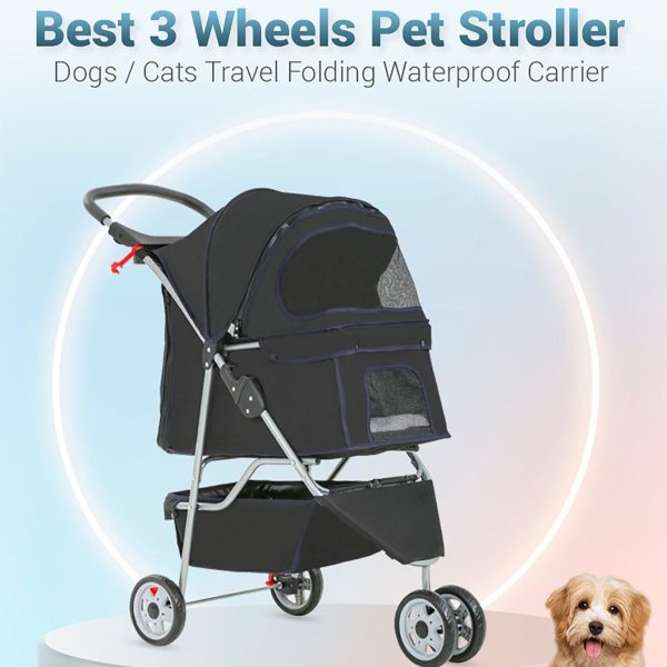 Foldable Travel Pet Stroller Foldable Travel Pet Stroller