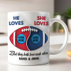 Football Couple Custom Team Logo - Personalized Mug - Gifts For American Football Lover | TM15 HN02 Football Couple Custom Team Logo - Personalized Mug - Gifts For American Football Lover | TM15 HN02