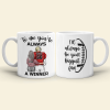 Football Couple I'll Always Be Your Biggest Fan, Personalized Gift White Mug Football Couple I'll Always Be Your Biggest Fan, Personalized Gift White Mug