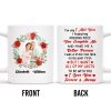 Forever And Always Love Promise With Roses - Personalized Custom Coffee Mug - CPL091_MG
