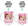 Forever Grateful For Your Friendship - Bestie Personalized Custom Mug - Gift For Best Friends, BFF, Sisters Forever Grateful For Your Friendship - Bestie Personalized Custom Mug - Gift For Best Friends, BFF, Sisters
