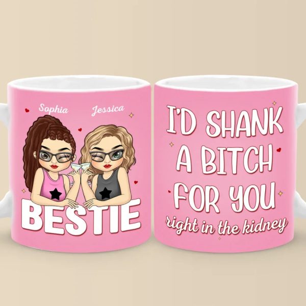 Forever Grateful For Your Friendship - Bestie Personalized Custom Mug - Gift For Best Friends, BFF, Sisters Forever Grateful For Your Friendship - Bestie Personalized Custom Mug - Gift For Best Friends, BFF, Sisters