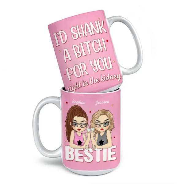 Forever Grateful For Your Friendship - Bestie Personalized Custom Mug - Gift For Best Friends, BFF, Sisters Forever Grateful For Your Friendship - Bestie Personalized Custom Mug - Gift For Best Friends, BFF, Sisters