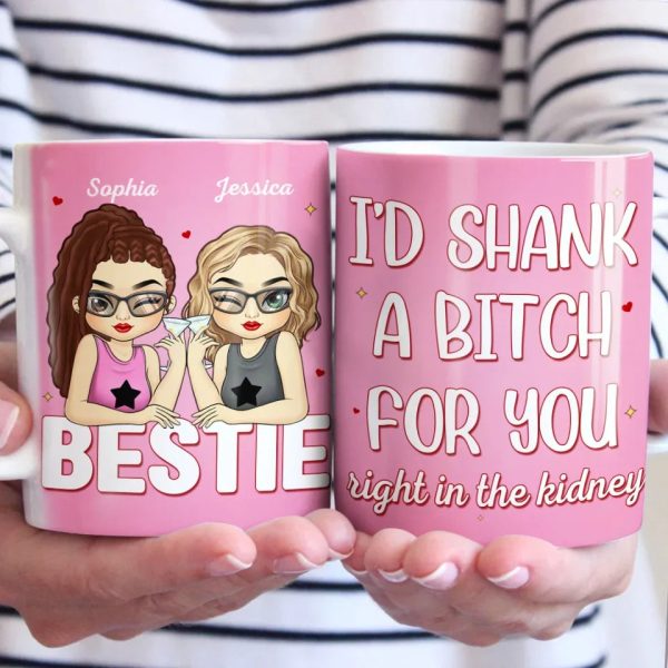 Forever Grateful For Your Friendship - Bestie Personalized Custom Mug - Gift For Best Friends, BFF, Sisters Forever Grateful For Your Friendship - Bestie Personalized Custom Mug - Gift For Best Friends, BFF, Sisters