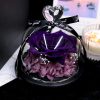 Forever Preserved Rose in Glass with Lamp for Valentine and Special Occasions Forever Preserved Rose in Glass with Lamp for Valentine and Special Occasions
