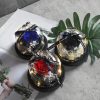 Forever Preserved Rose in Heart Glass Dome with LED Light for Valentine and Special Occasions