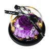 Forever Rose in Glass Dome with LED Light for Valentine and Special Occasions Forever Rose in Glass Dome with LED Light for Valentine and Special Occasions