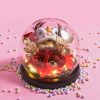 Forever Rose in Glass Dome with LED Light for Valentine and Special Occasions Forever Rose in Glass Dome with LED Light for Valentine and Special Occasions