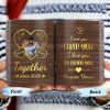 Forever Yours Romantic Heart Quote - Personalized Custom Coffee Mug - CPL152_MG Forever Yours Romantic Heart Quote - Personalized Custom Coffee Mug - CPL152_MG