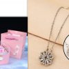 Four-Leaf Clover & Heart Necklace Gift Set - Dainty Gold Jewelry Four-Leaf Clover & Heart Necklace Gift Set - Dainty Gold Jewelry
