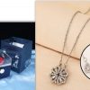 Four-Leaf Clover & Heart Necklace Gift Set - Dainty Gold Jewelry Four-Leaf Clover & Heart Necklace Gift Set - Dainty Gold Jewelry
