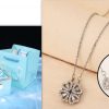 Four-Leaf Clover & Heart Necklace Gift Set - Dainty Gold Jewelry Four-Leaf Clover & Heart Necklace Gift Set - Dainty Gold Jewelry