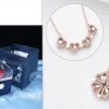 Four-Leaf Clover & Heart Necklace Gift Set - Dainty Gold Jewelry Four-Leaf Clover & Heart Necklace Gift Set - Dainty Gold Jewelry