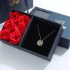 Four-Leaf Clover & Heart Necklace Gift Set - Dainty Gold Jewelry Four-Leaf Clover & Heart Necklace Gift Set - Dainty Gold Jewelry