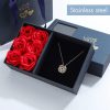 Four Leaf Clover Heart Necklace in Gift Box Four Leaf Clover Heart Necklace in Gift Box