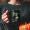 Frankenstein And Bride You Make Me Feel Alive Personalized Mug, Valentine Retro Horror Couples Love Gift with Custom Name Frankenstein And Bride You Make Me Feel Alive Personalized Mug, Valentine Retro Horror Couples Love Gift with Custom Name