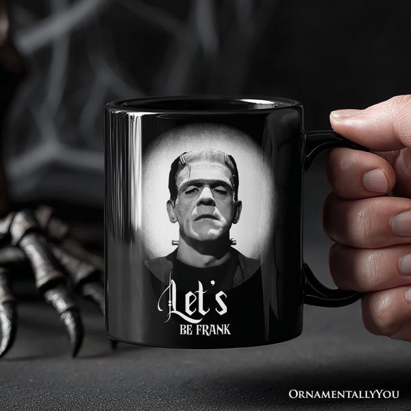 Frankenstein Spooky Portrait Personalized Mug Horror Villain Theme Halloween Gift with Custom Name Frankenstein Spooky Portrait Personalized Mug Horror Villain Theme Halloween Gift with Custom Name