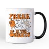Freak in the Sheets Ghost Personalized Mug, Naughty Halloween Gift with Custom Name Freak in the Sheets Ghost Personalized Mug, Naughty Halloween Gift with Custom Name