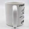 Fresh Out Of Cares Scribble Art Design - Personalized Custom Coffee Mug - COL031_MG