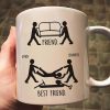 Friend Vs Best Friend Funny - Personalized Mug Friend Vs Best Friend Funny - Personalized Mug