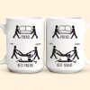 Friend Vs Best Friend Funny - Personalized Mug Friend Vs Best Friend Funny - Personalized Mug
