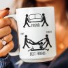 Friend Vs Best Friend Funny - Personalized Mug Friend Vs Best Friend Funny - Personalized Mug