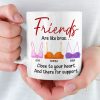 Friends Are Like Bras, Gift For Friends, Personalized Mug, Bras Friendship Mug Friends Are Like Bras, Gift For Friends, Personalized Mug, Bras Friendship Mug