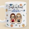 Friends By Chance, Besties By Choice - Bestie Personalized Custom 3D Inflated Effect Printed Mug - Gift For Best Friends, BFF, Sisters Friends By Chance, Besties By Choice - Bestie Personalized Custom 3D Inflated Effect Printed Mug - Gift For Best Friends, BFF, Sisters