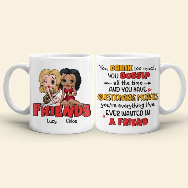 Friends, Gift For Best Friends, Personalized Mug, Bestie Drinking Mug 04HUHN050823HH