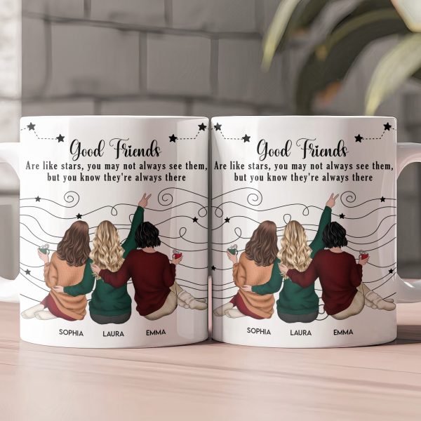 Friends Like Star - Thank You Gifts For Friends, Sisters - Personalized Mug Friends Like Star - Thank You Gifts For Friends, Sisters - Personalized Mug